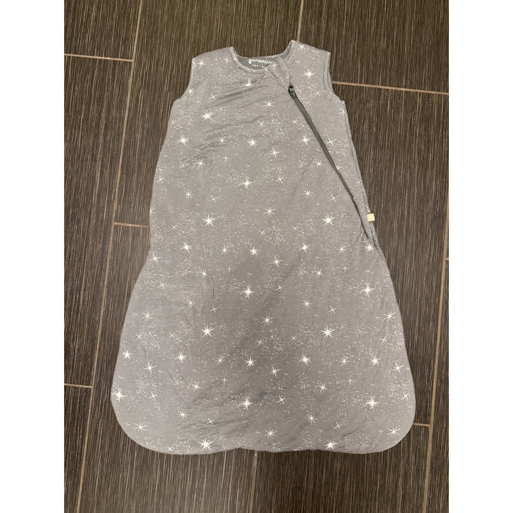 Gunamuna Swaddle Sleep Sack 3-9 Months 2.6 TOG Bamboo Stars celestial